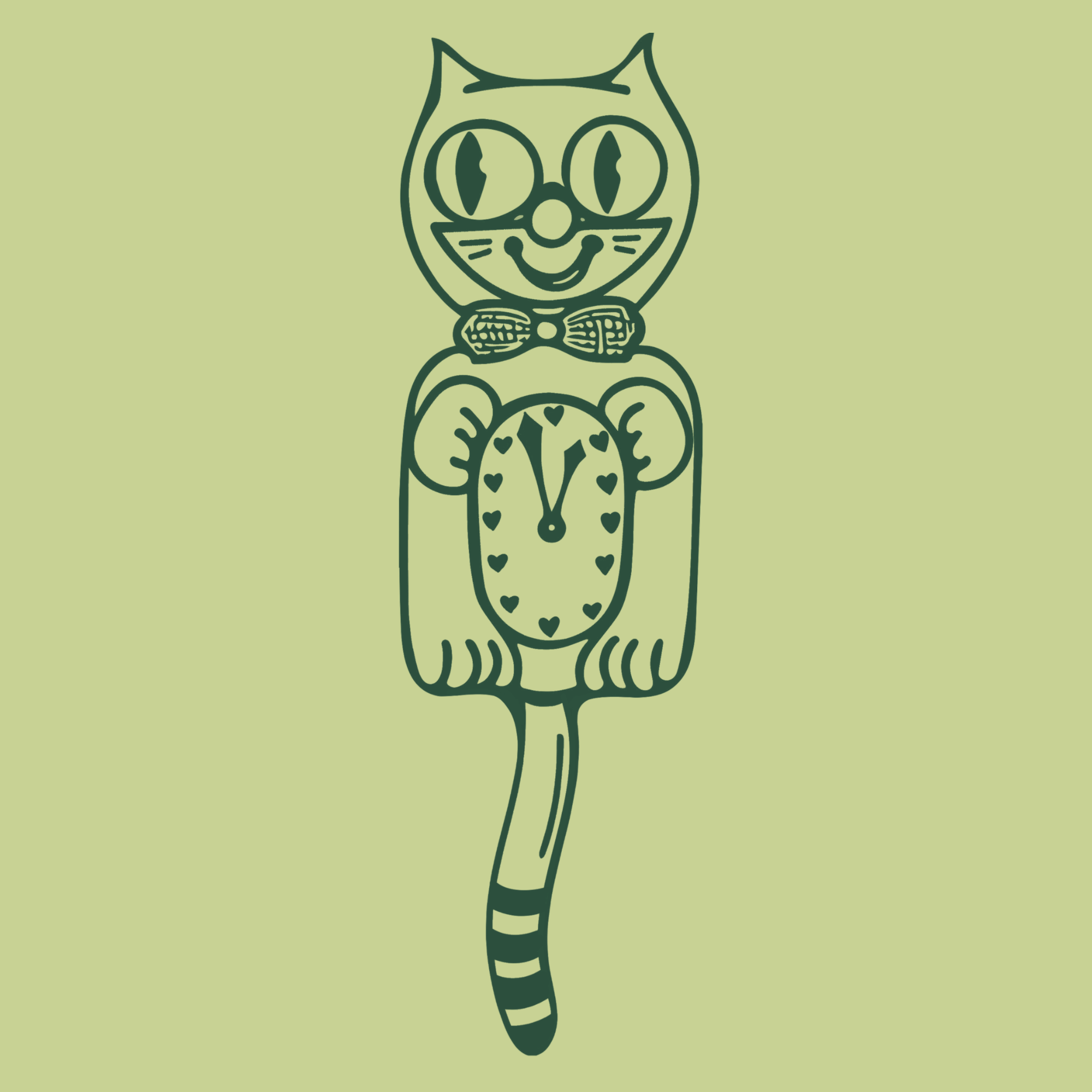 the kitty clock
