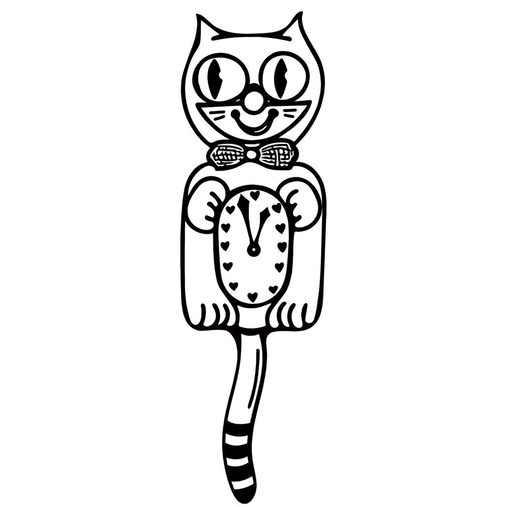 the kitty clock
