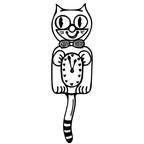 the kitty clock