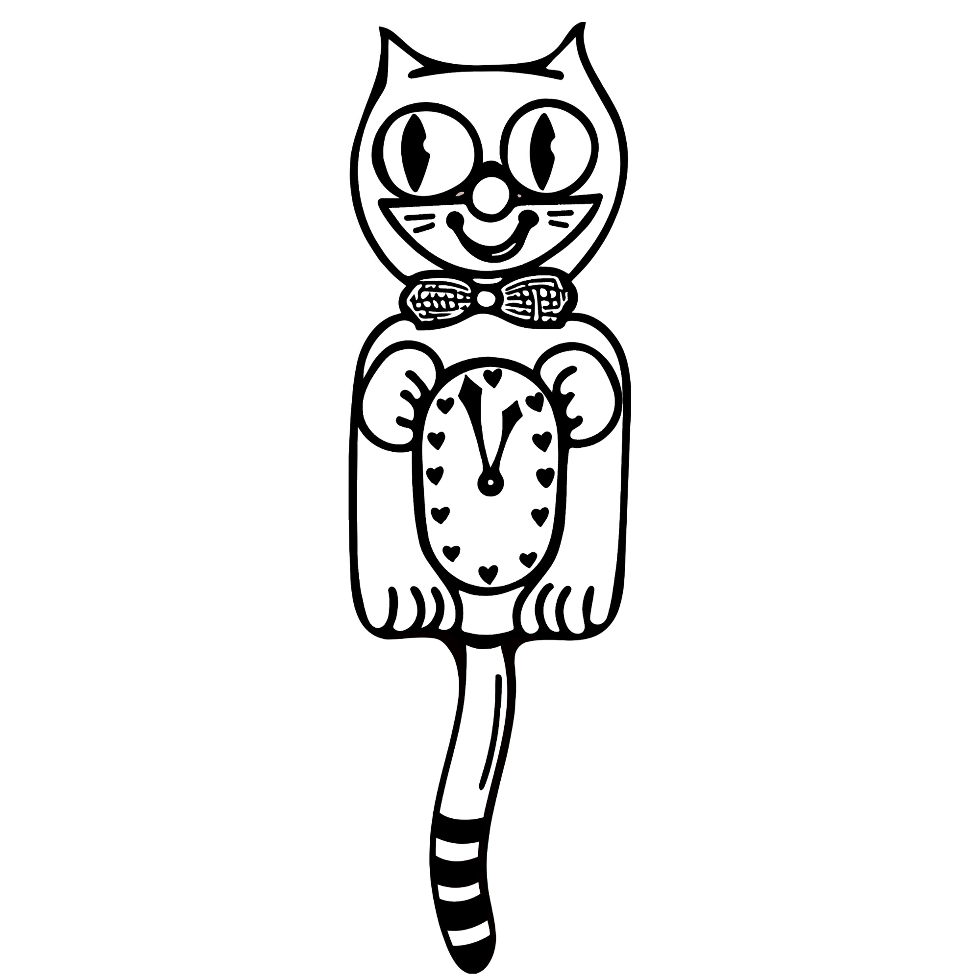 the kitty clock